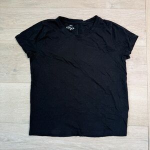 J. Crew Black Girlfriend Tee